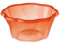 Foto 400 cc. in Pla x 150 pz rosso trasparente